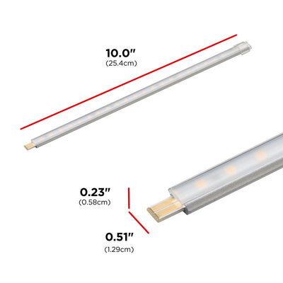 UltraPro 10in. Linkable LED Bright Strips, 3 Pack