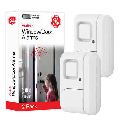 UltraPro Battery-Operated Magnetic Window Alarm, 2 pack