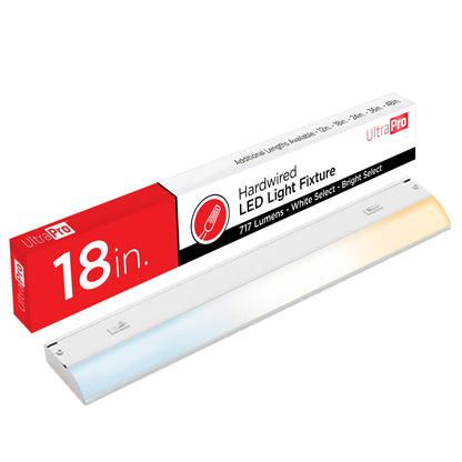 UltraPro 18in. Direct Wire LED Light Fixture, White