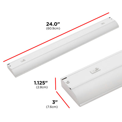 UltraPro 24in. Direct Wire LED Light Fixture with White Select