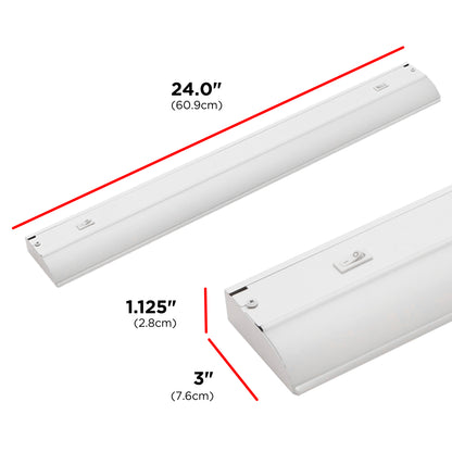 UltraPro 24in. Direct Wire LED Light Fixture with White Select