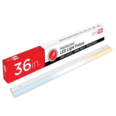 UltraPro 36in. Direct Wire LED Light Fixture with White Select