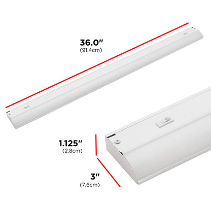 UltraPro 36in. Direct Wire LED Light Fixture with White Select