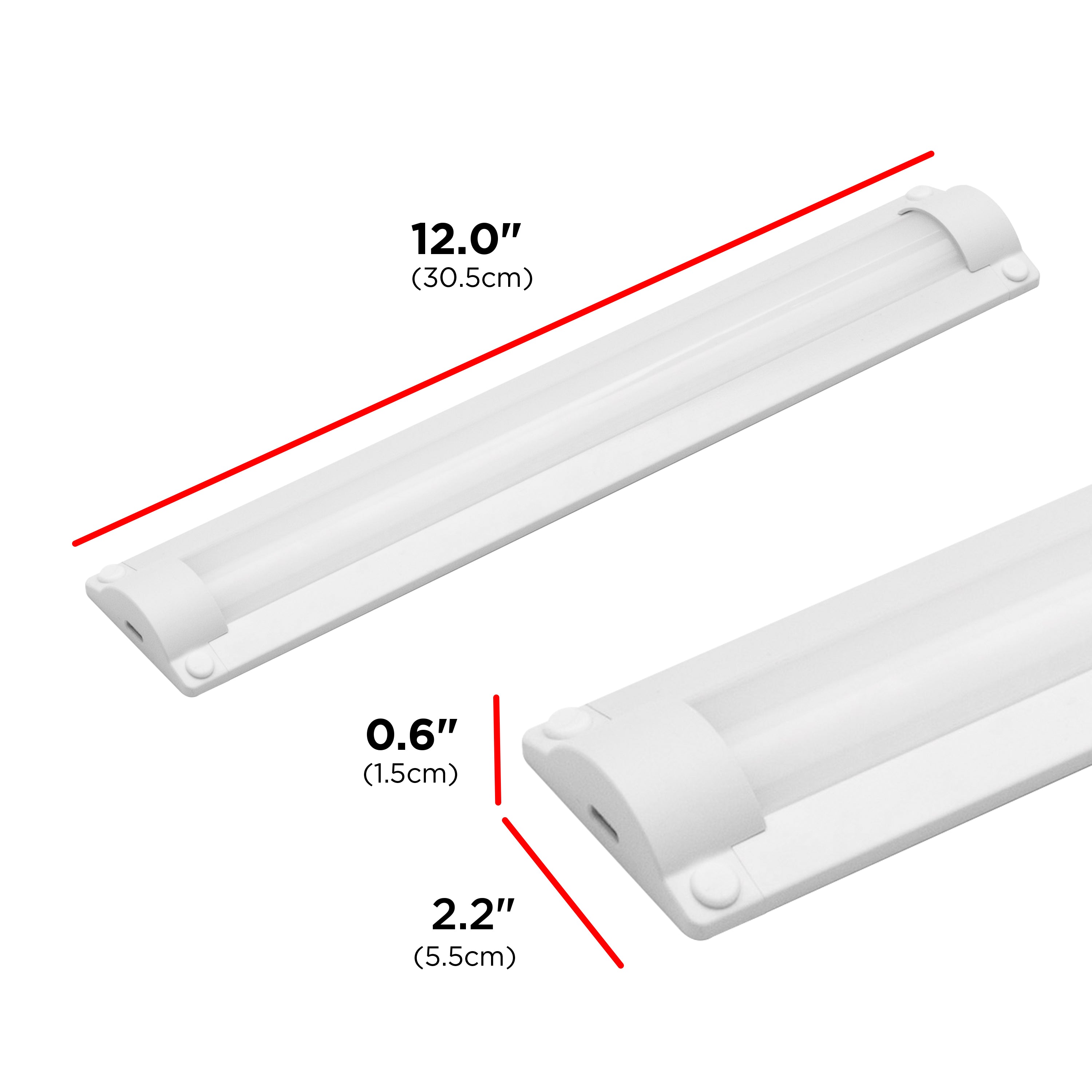 UltraPro Bright-Select Plug-In LED Light Fixture, 12in