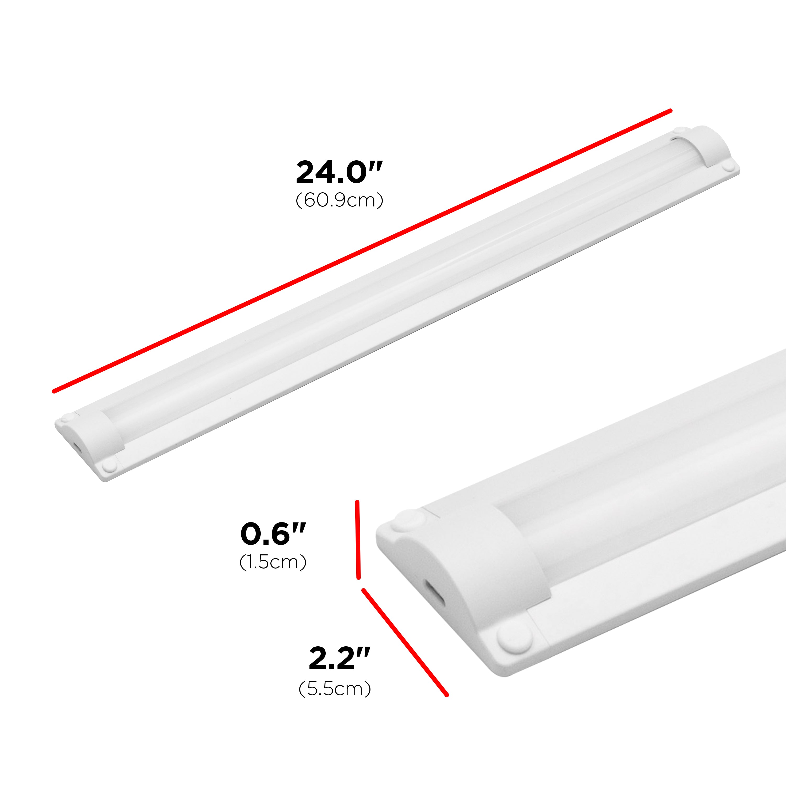 UltraPro Bright-Select Plug-In LED Light Fixture, 24in.