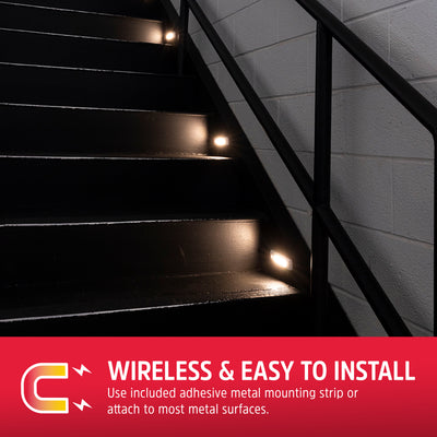Energizer Motion-Sensing Magnet Mount Stick Light, 2 Pack
