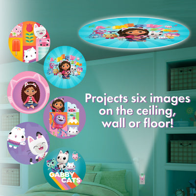 Projectables Gabby's Dollhouse LED Night Light, Pink