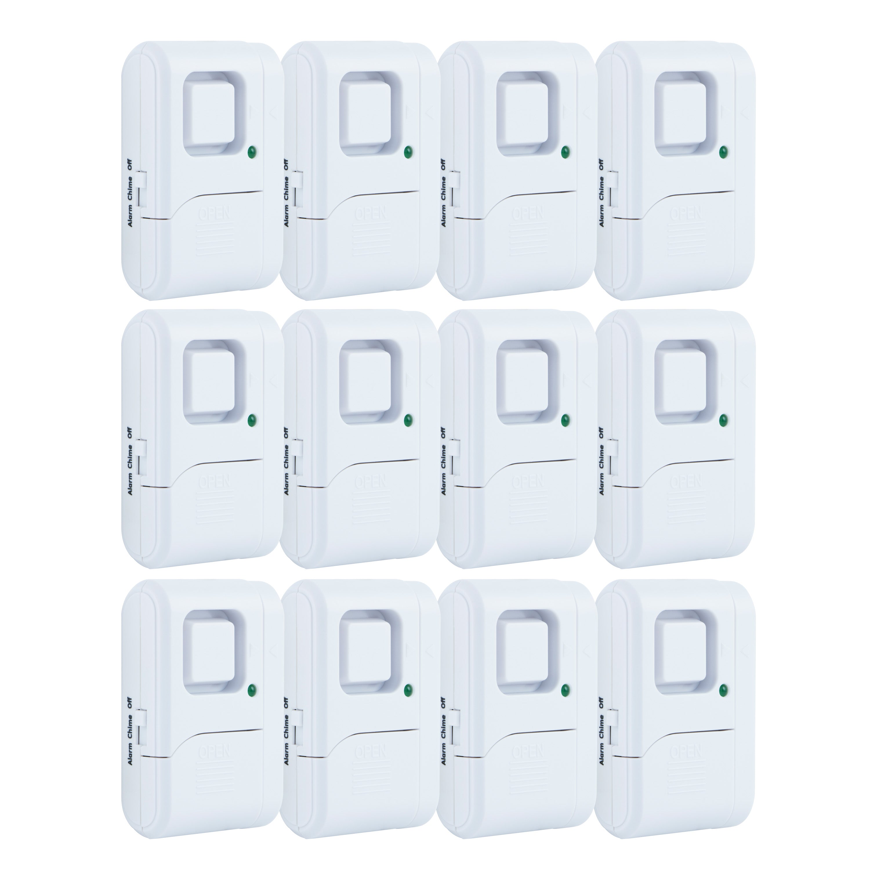 UltraPro Personal Security Window and Door Alarm, 12 Pack