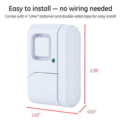 UltraPro Battery-Operated Magnetic Window Alarm 12 pack