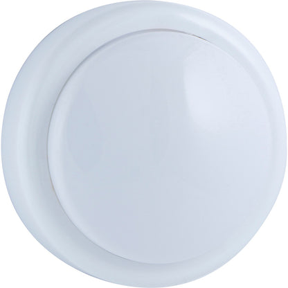 GE Battery Operated Round Tap Light, White