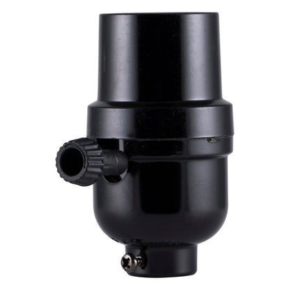 Power Gear 3-Way Lamp Socket, Black
