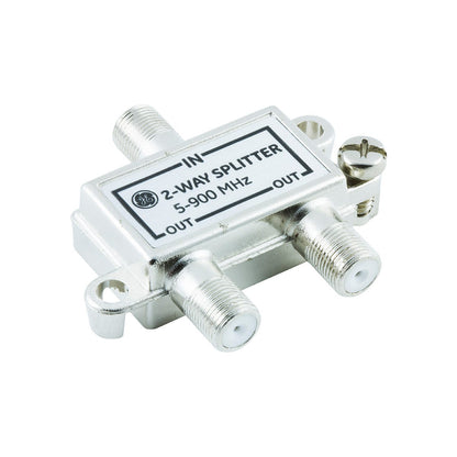 GE 2-Way Signal Splitter, F-Type Connectors