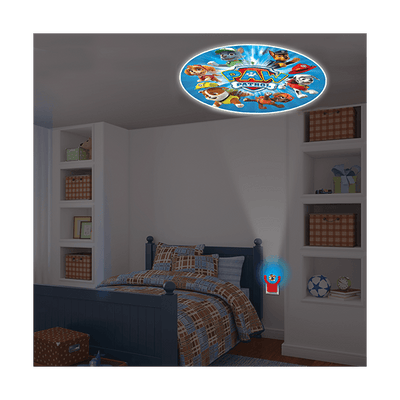 Projectables Nickelodeon Paw Patrol Light Sensing LED Night Light, Red