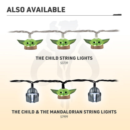 Star Wars Boba Fett LED String Lights, 10 Bulbs, 10ft. Black Cord