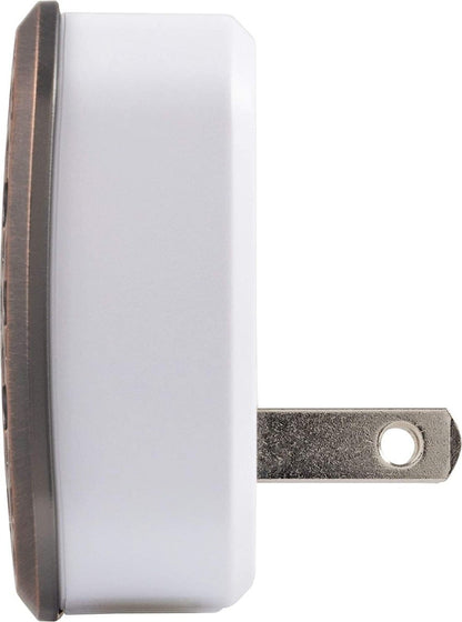 Lights by Night Light Sensing LED Night Light, 2 Pack, Bronze