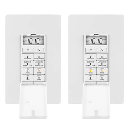 UltraPro In-Wall Digital Timer, 24hr, 2pc Multipack of 40955