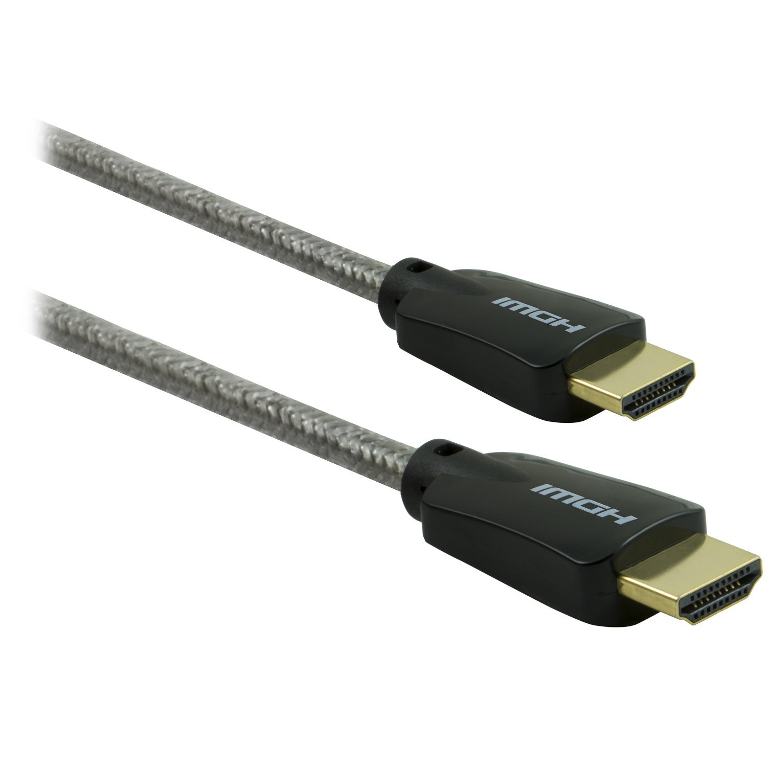 GE Pro Premium 12 ft. HDMI Cable with Ethernet, Silver