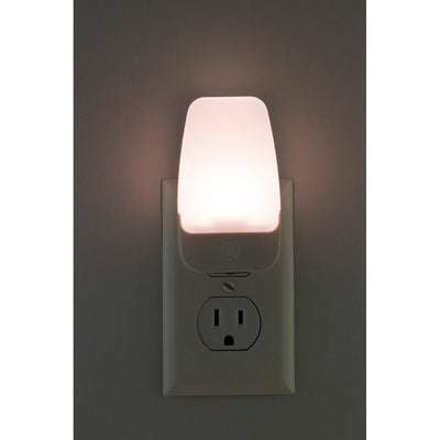 GE Light Sensing LED Night Light, White