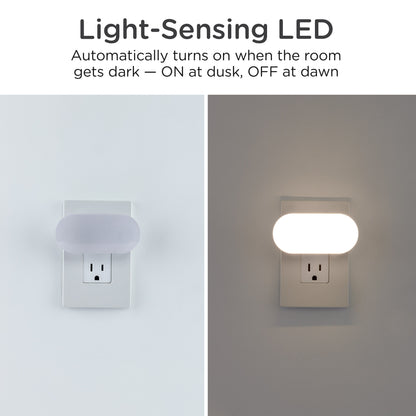Lights by Night UltraBrite Light Sensing LED Dimmable Mini Night Light