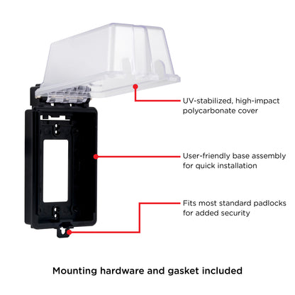 UltraPro Outdoor Electrical Outlet Cover, Single Gang