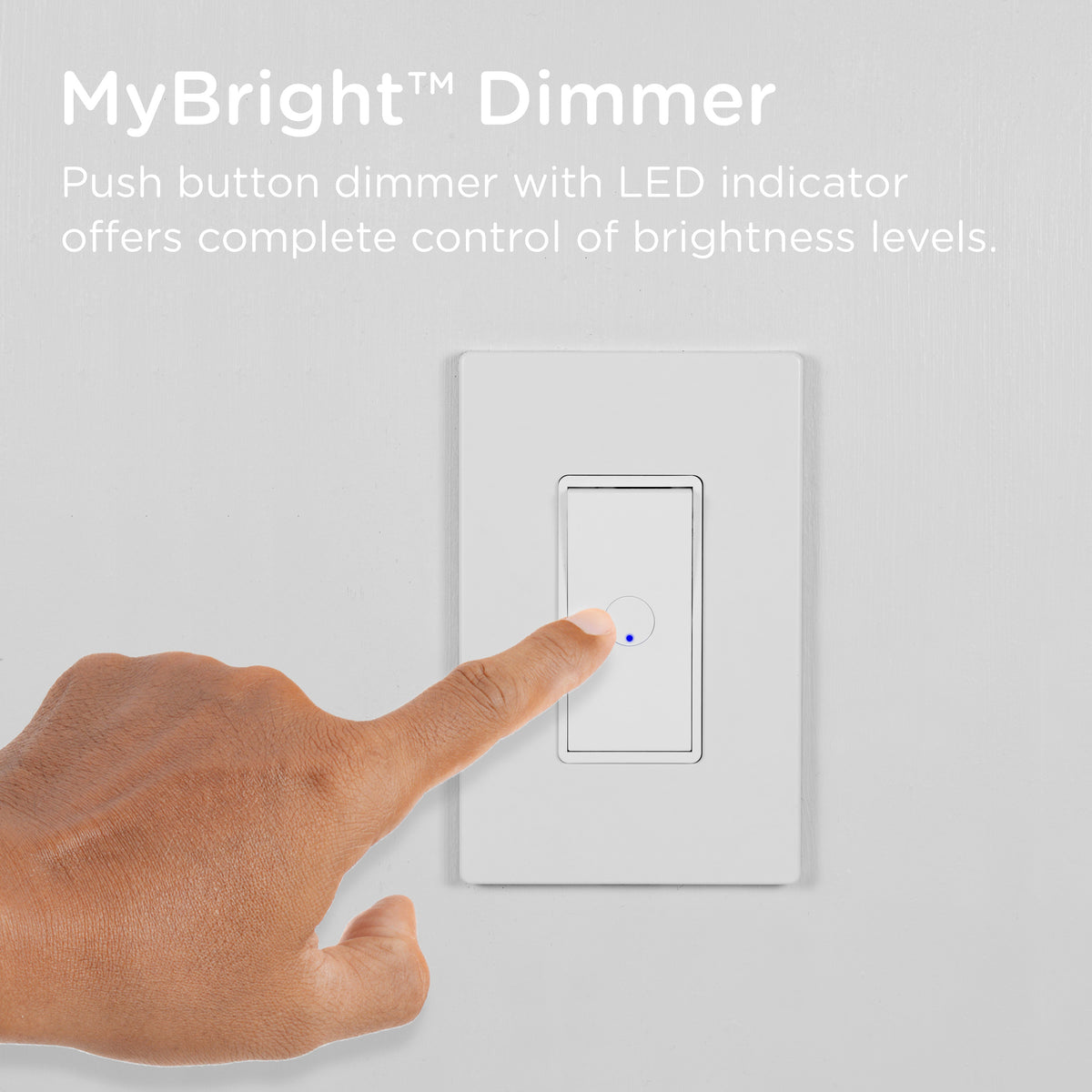 UltraPro MyBright In-Wall Dimmer, White