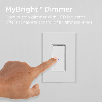 UltraPro MyBright In-Wall Dimmer, White