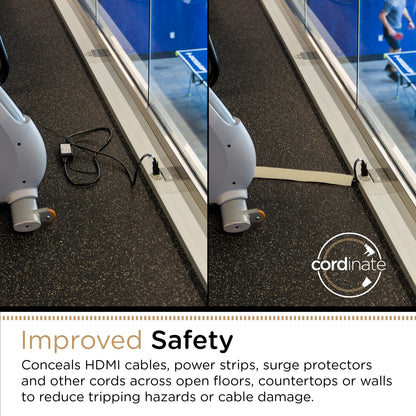 Cordinate Cable Management Floor Cover, 6ft.