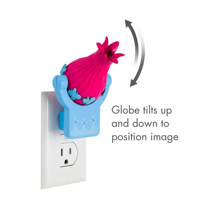 Trolls Projectables LED Light Sensing Night Light, Poppy Figure