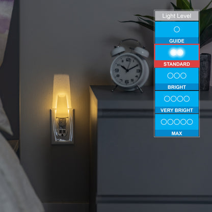 Lights by Night Manual On/Off LED Night Light, White