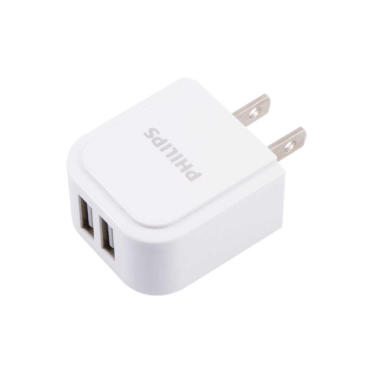 Philips 2-USB Wall Charger, White