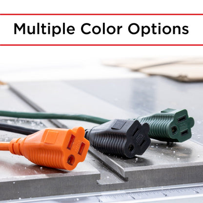 UltraPro 1-Outlet 25ft. Outdoor Extension Cord, Green