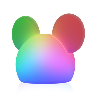 Disney Mickey Mouse Color-Changing Tabletop LED Night Light, White