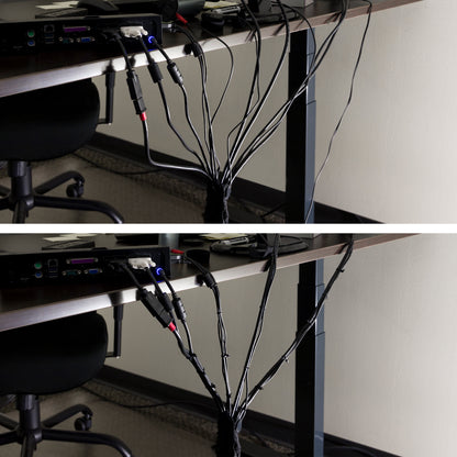 Power Gear Plastic Cable Ties, Clear, 8in, 100pk