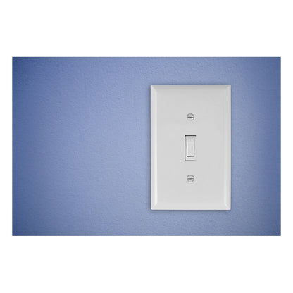 GE UltraPro Single Pole 3-Way Heavy-Duty Toggle Switch, White