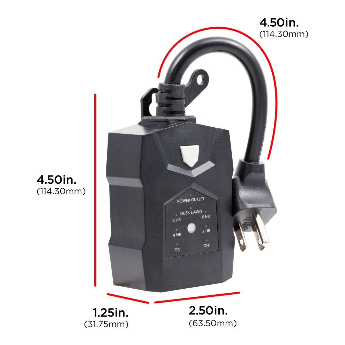 UltraPro 2-Outlet Outdoor Digital Countdown Timer