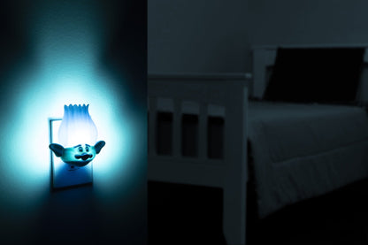 Trolls Branch World Tour Light Sensing LED Night Light, Blue