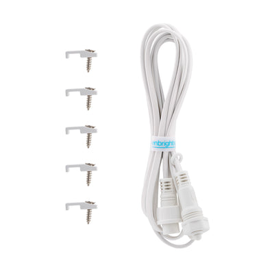 Enbrighten WiFi VIBE Eternity Eave Lights Extension Cable, 10ft. White