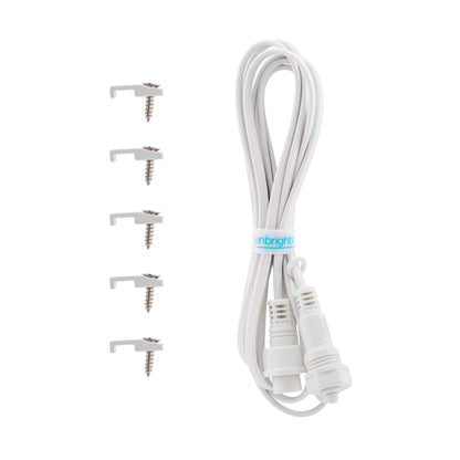 Enbrighten WiFi VIBE Eternity Eave Lights Extension Cable, 10ft. White