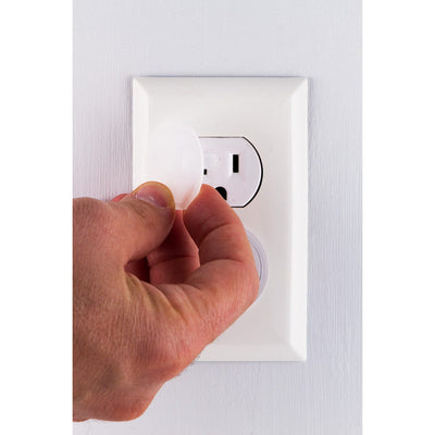 Power Gear Safety Outlet Covers, 30 Pack, White