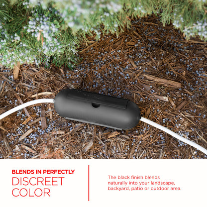 UltraPro Outdoor Cord Plug Cover, 2 Pack, Black