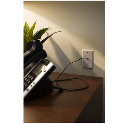 Power Gear 25ft. Phone Line Cord, Black