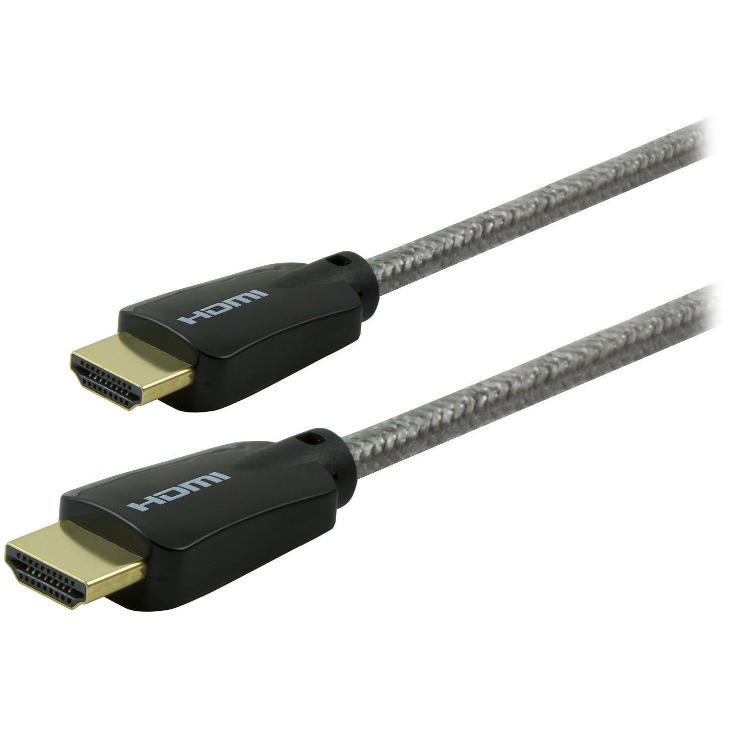 GE Pro Premium 12 ft. HDMI Cable with Ethernet, Silver