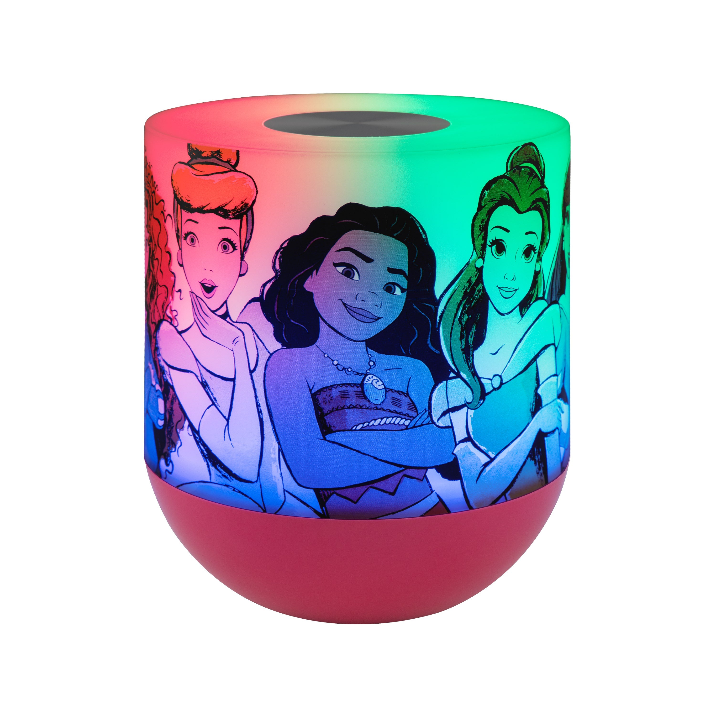 Disney Princess Color Changing Tabletop LED Lamp Night Light, Red – Jasco