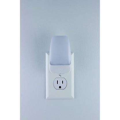 GE Light Sensing LED Night Light, White