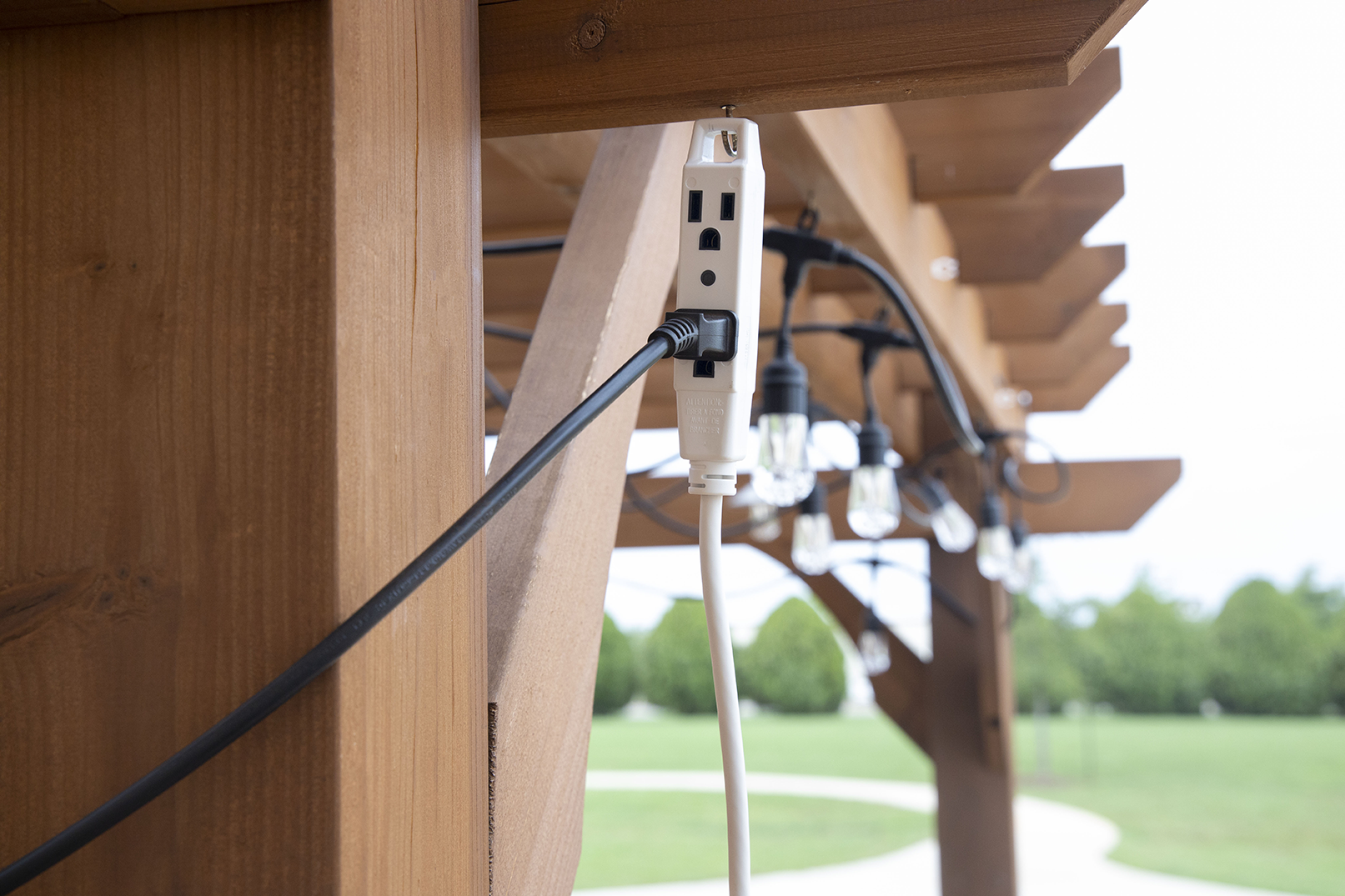 UltraPro 3-Outlet 25ft. Extension Cord, White