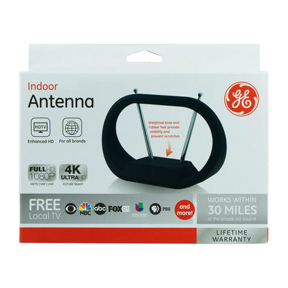 GE Modern Loop HD Antenna, Black