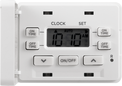 Philips Indoor Plug-In 1-Outlet Color Changing Snowflake Digital Timer, White