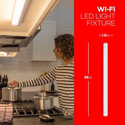 UltraPro LED Wi-Fi Smart Light Fixture, 36in.