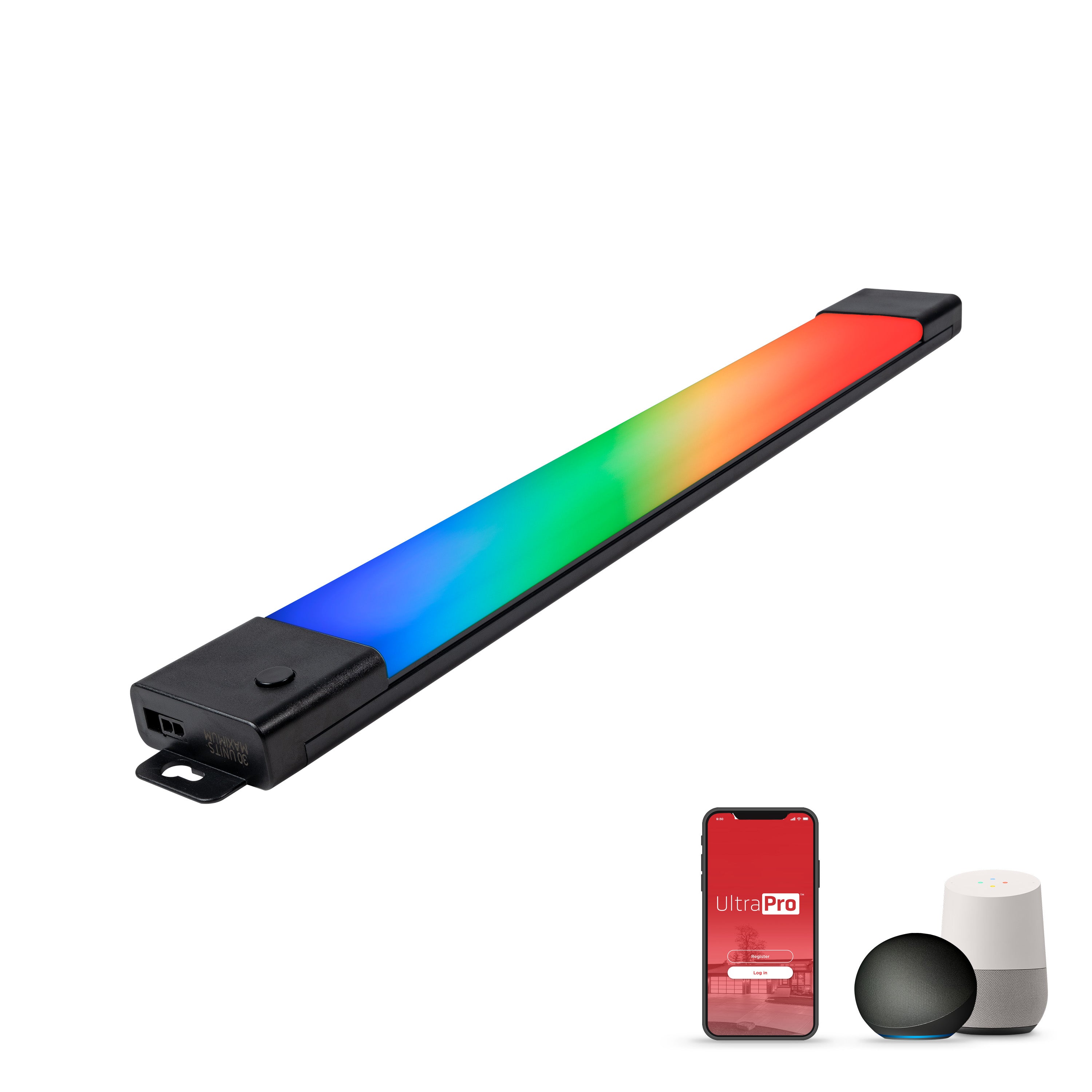 UltraPro LED Wi-Fi Smart Light Fixture, Color Changing, 18in.