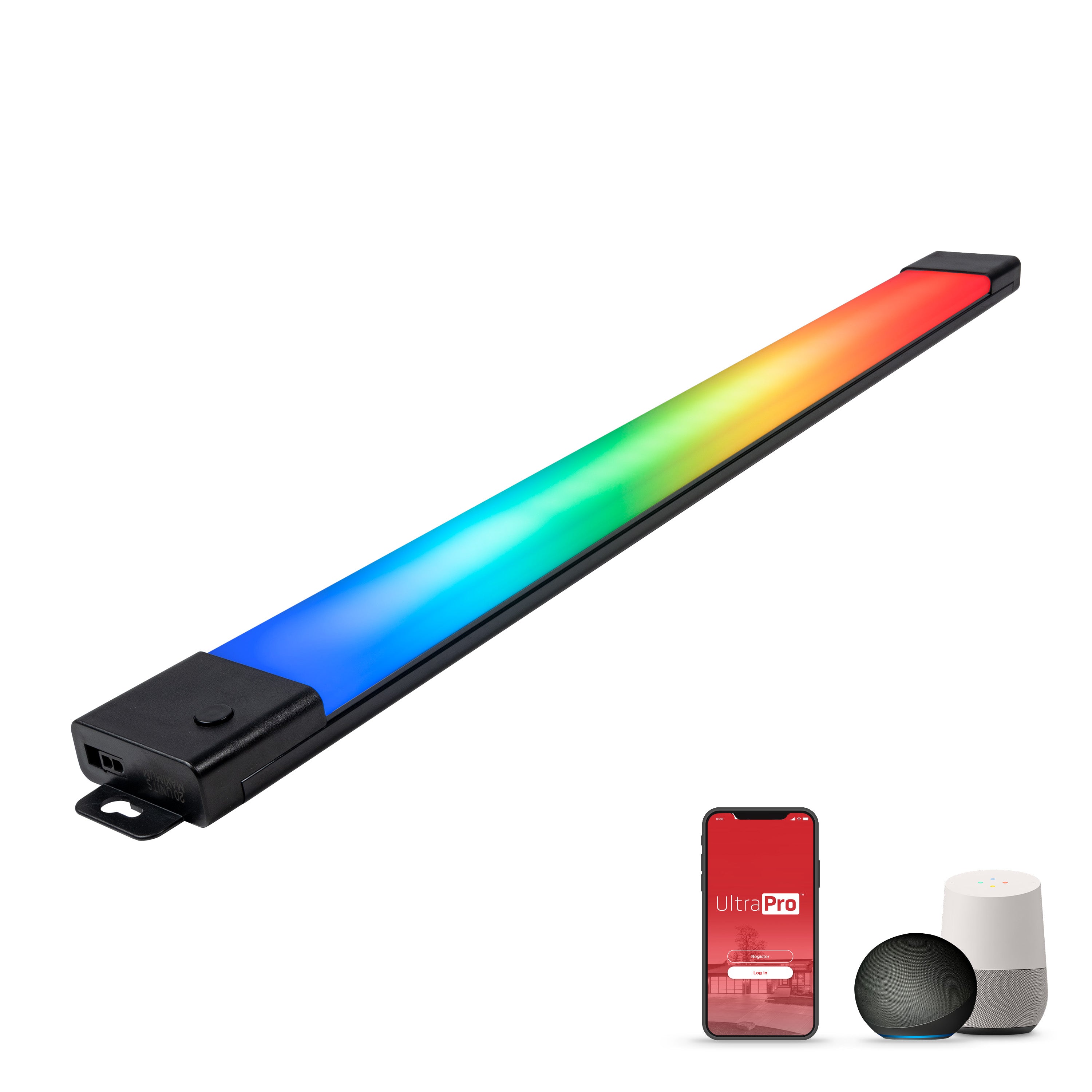 UltraPro LED Wi-Fi Smart Light Fixture, Color Changing, 24in.
